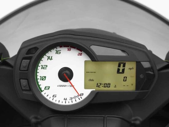 Kawasaki ZX-6R 2009 dashboard