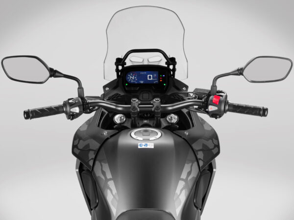 Honda CB500X 2019 Matt Gunpowder Black Metallic cockpit