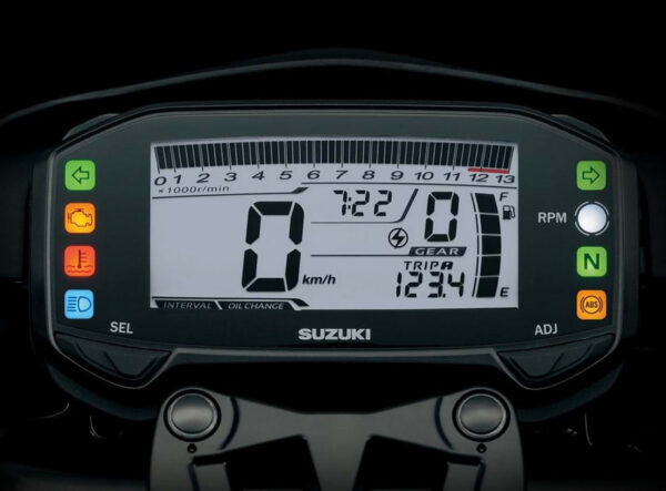 Suzuki GSX-s125 2018 dashboard