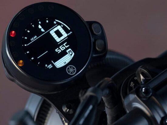 Yamaha XSR700 2022 dashboard