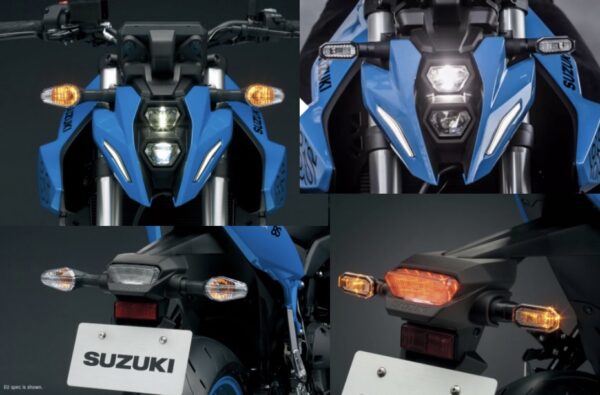 Suzuki GSX-8S 2023 different lights