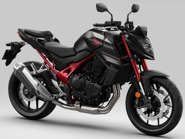 Honda CB750 Hornet 2023 Graphite Black with Metallic Flame front