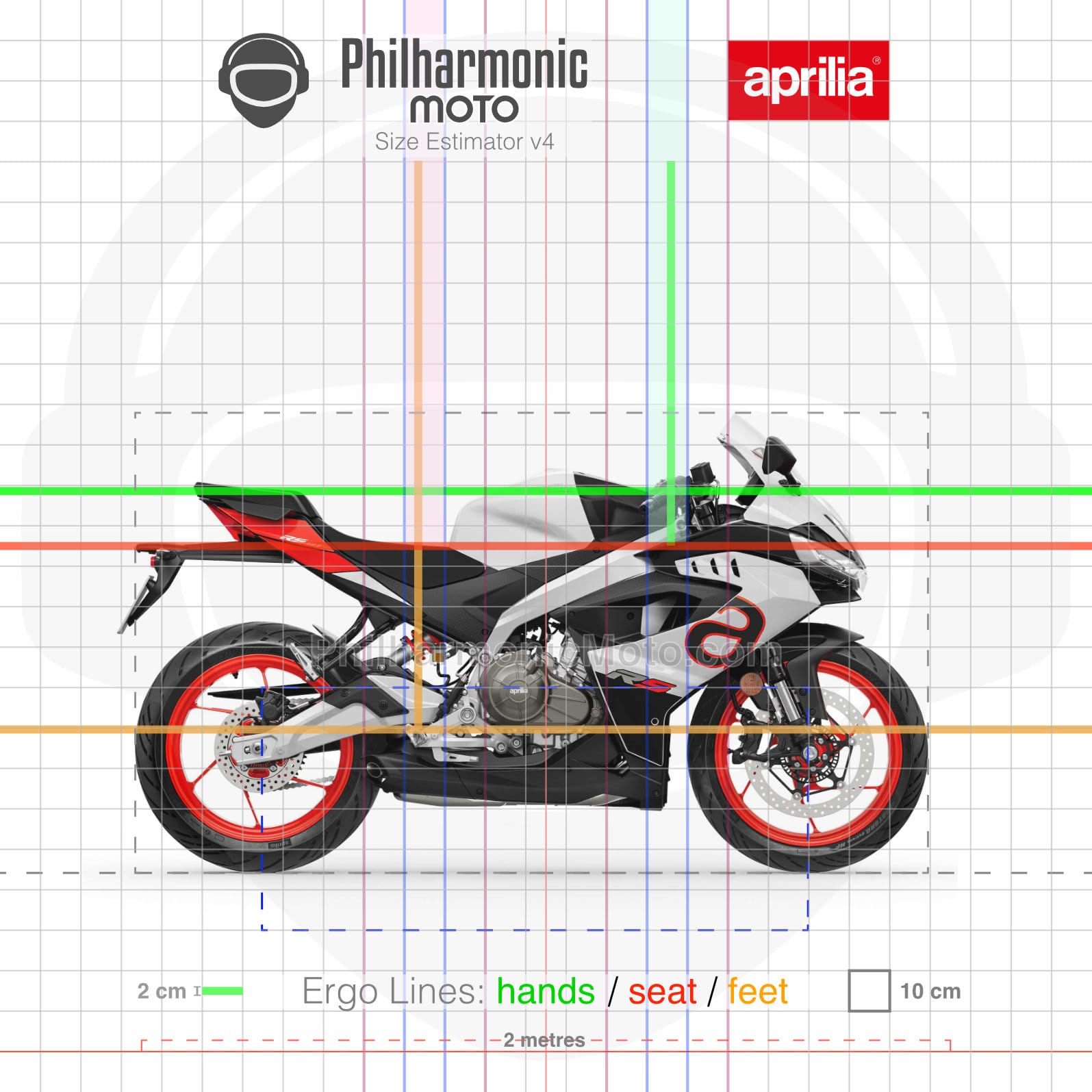 Aprilia RS 457 2024 white
