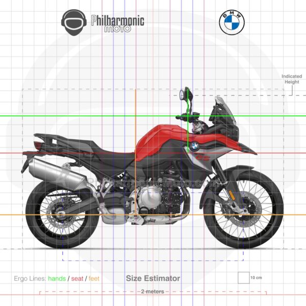 BMW F 850 GS 2023. Racing Red