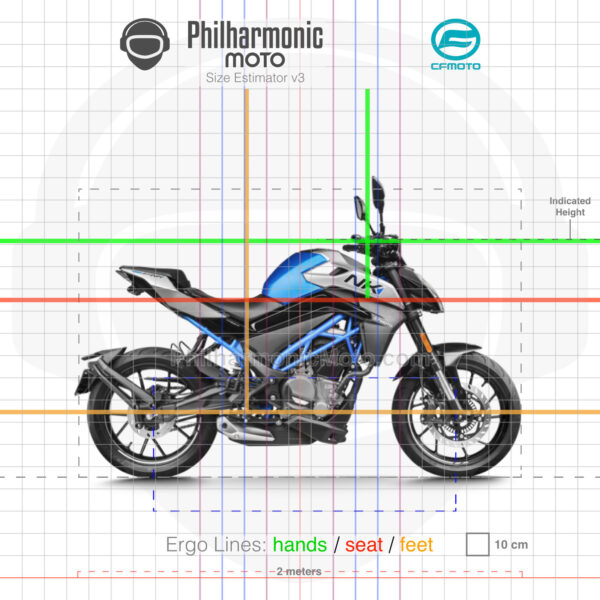 CFMoto 300NK 2023 blue