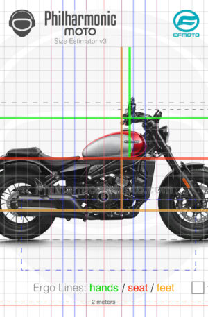 CFMoto 450CL-C 2024 Bordeaux Red