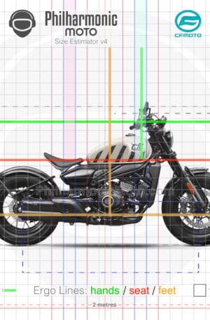 CFMoto 450CL-C Bobber 2024 Ivory White