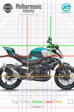 CFMoto 450NK 2024 Zephyr Blue