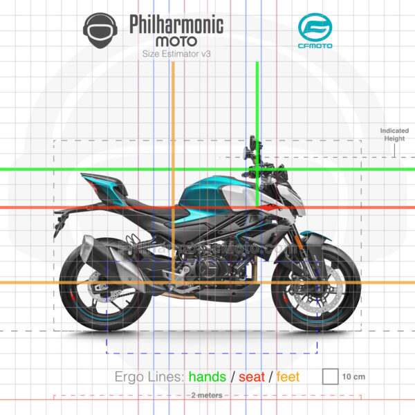 CFMoto 450NK 2024 Zephyr Blue
