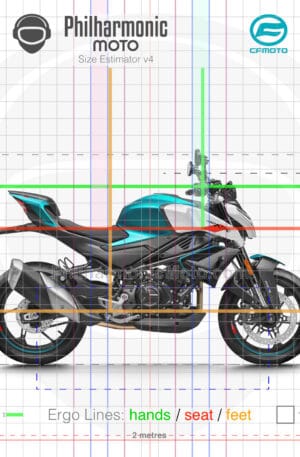 CFMoto 450NK 2024 Zephyr Blue