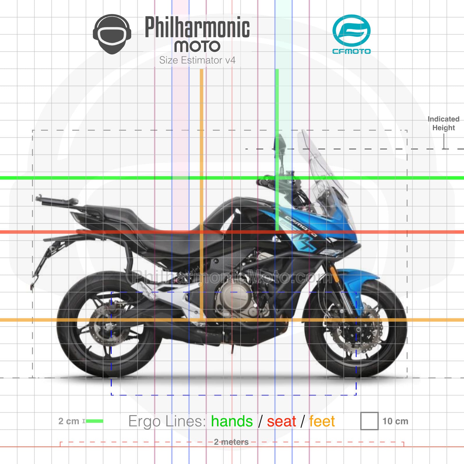 CFMoto 650MT 2019 blue