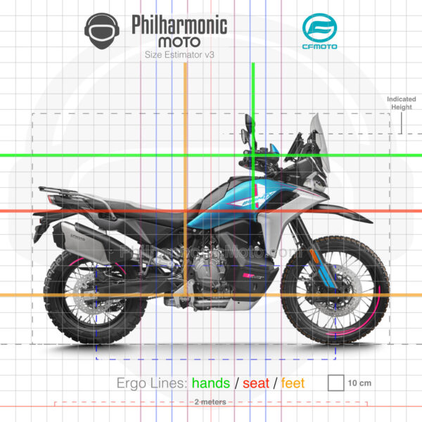 CFMoto 800MT-X 2025 Zephyr Blue