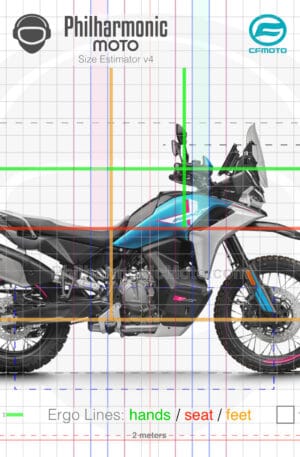 CFMoto 800MT-X 2025 Zephyr Blue