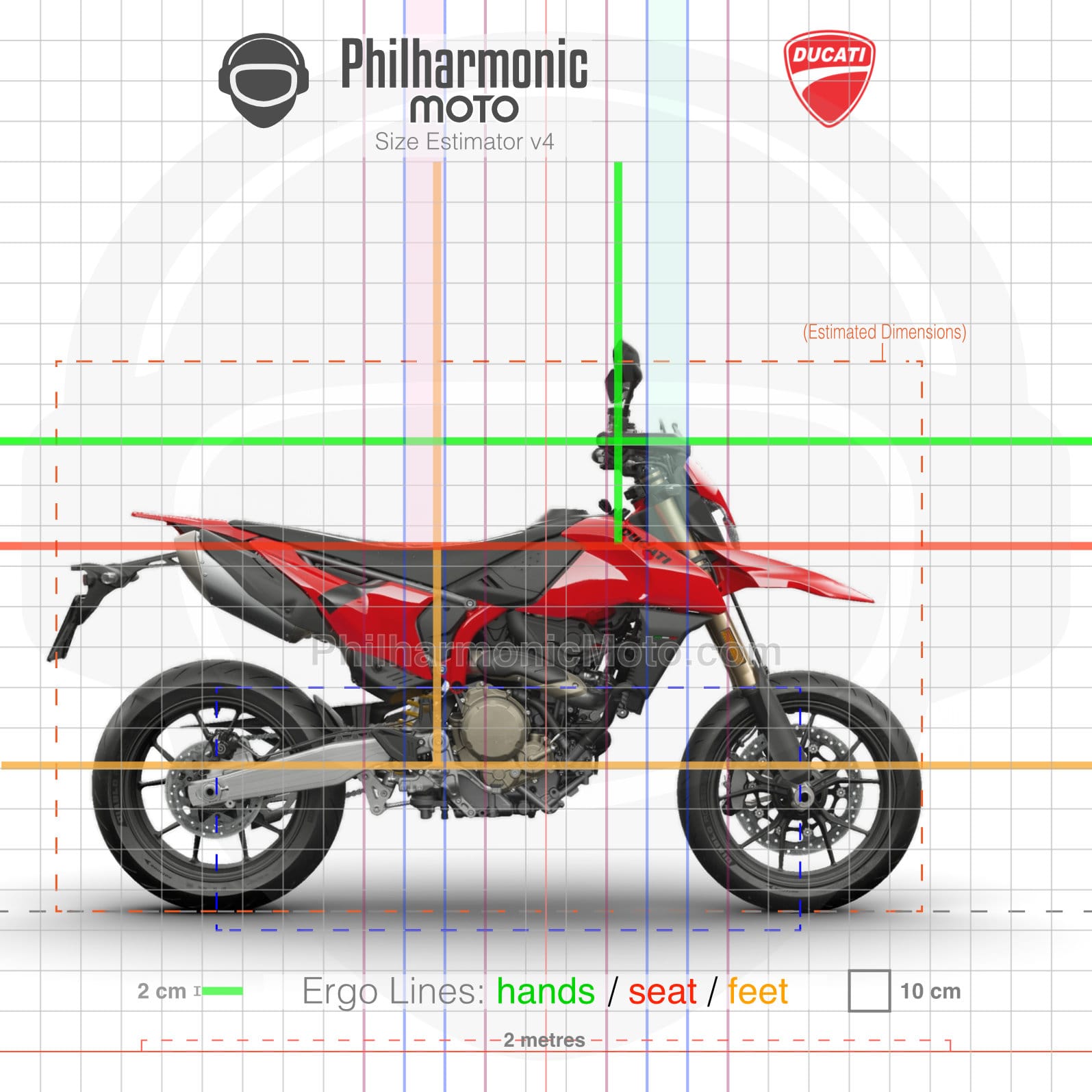 Ducati Hypermotard 698 Mono 2024 Red