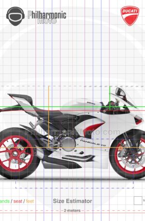 Ducati Panigale V2 2023 White Rosso Livery