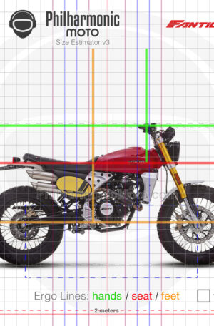 Fantic Caballero 125 Scrambler 2024 red
