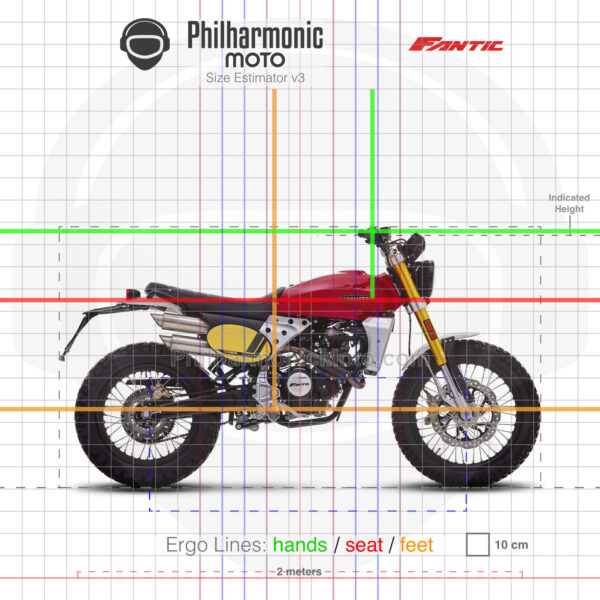 Fantic Caballero 125 Scrambler 2024 red