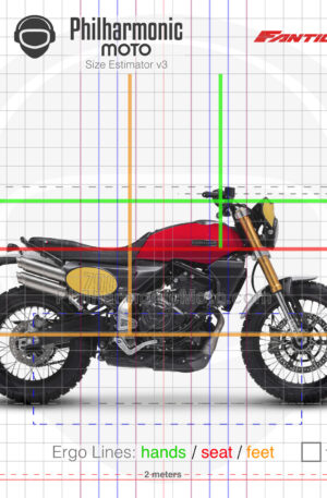 Fantic Caballero 700 Scrambler 2023 Pure Red