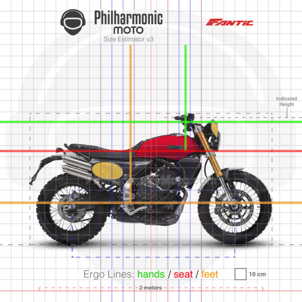 Fantic Caballero 700 Scrambler 2023 Pure Red