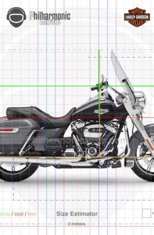 Harley-Davidson Road King 2022 Gauntlet Gray Metallic Vivid Black
