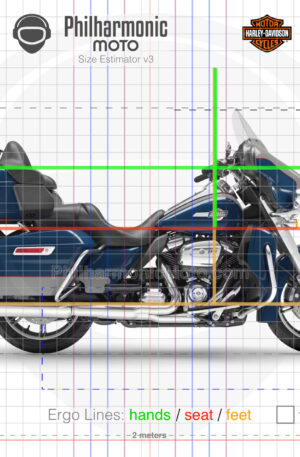 Harley-Davidson Ultra Limited 2023 Bright Billiard Blue Billiard Gray with Chrome FInish