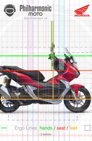 Honda ADV150 2023 Candy Rose Red