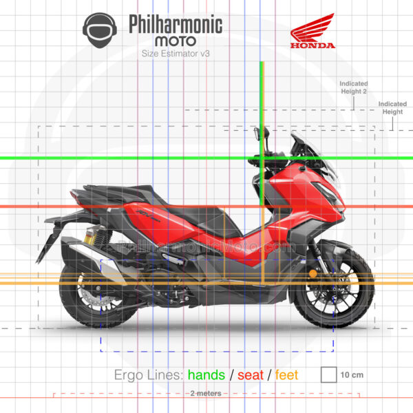 Honda ADV350 2025 Hyper Red