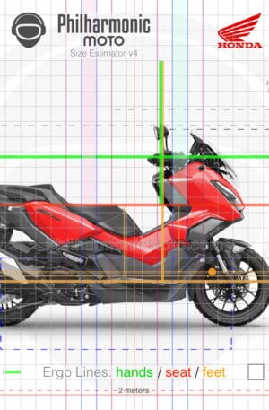 Honda ADV350 2025 Hyper Red