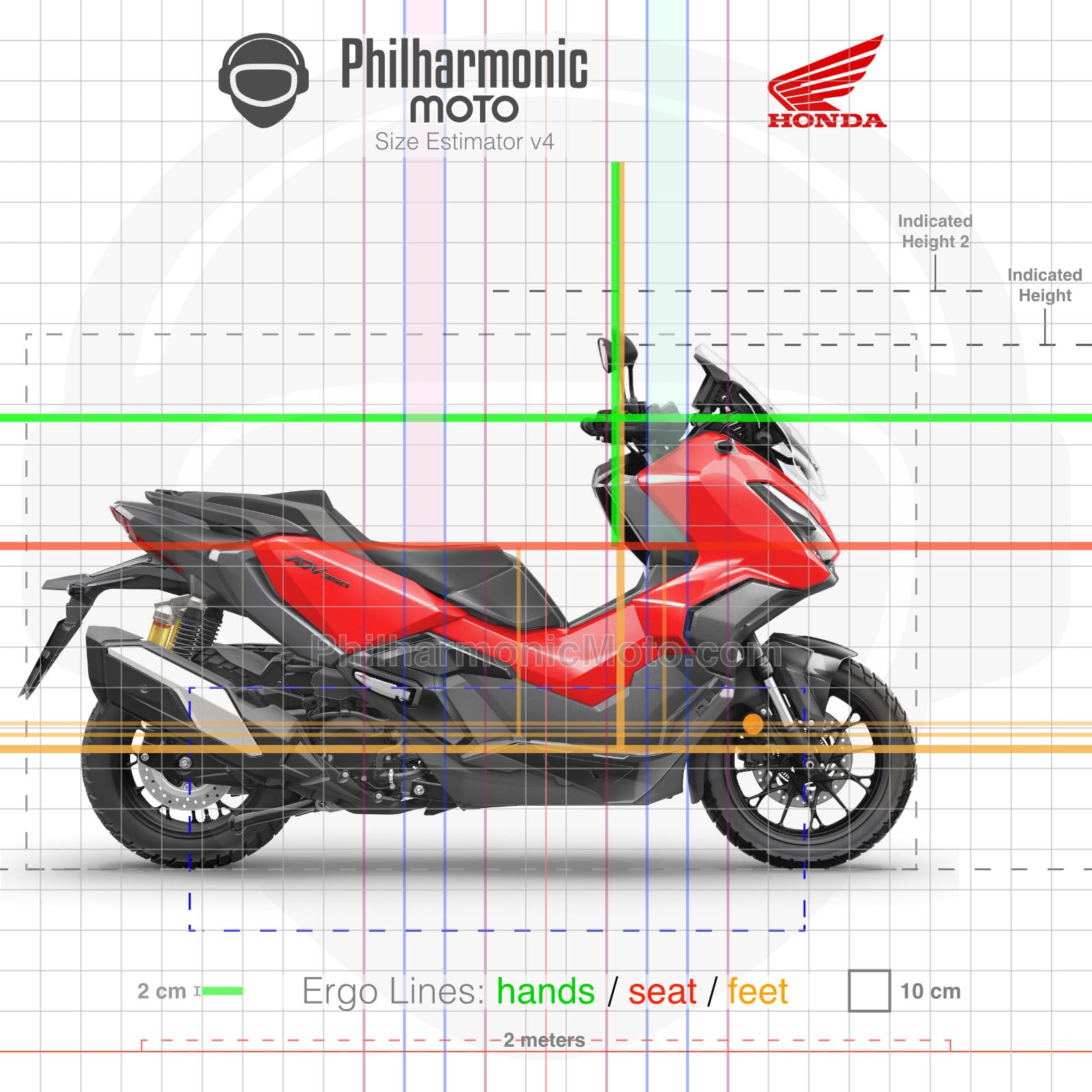 Honda ADV350 2025 Hyper Red