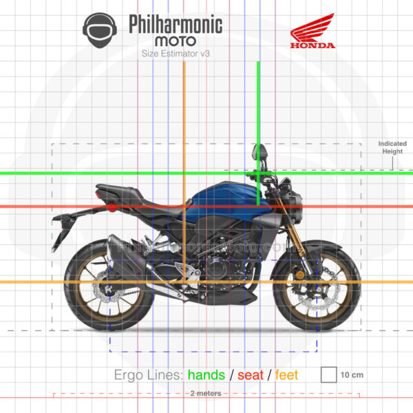 Honda CB300R 2022 Matte Pearl Blue