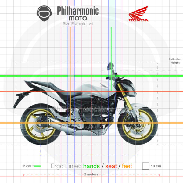 Honda CB600F Hornet 2013 white gold