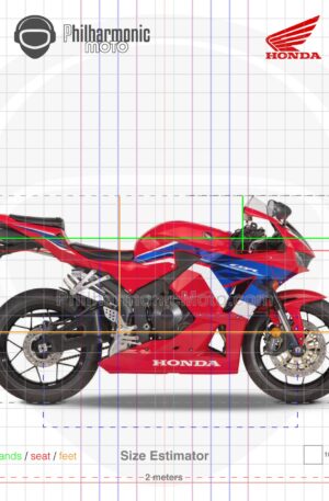 Honda CBR600RR 2022 Grand Prix red