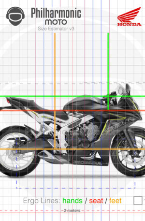 Honda CBR650F 2016 black and white