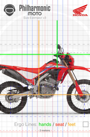 Honda CRF300L 2023 Extreme Red