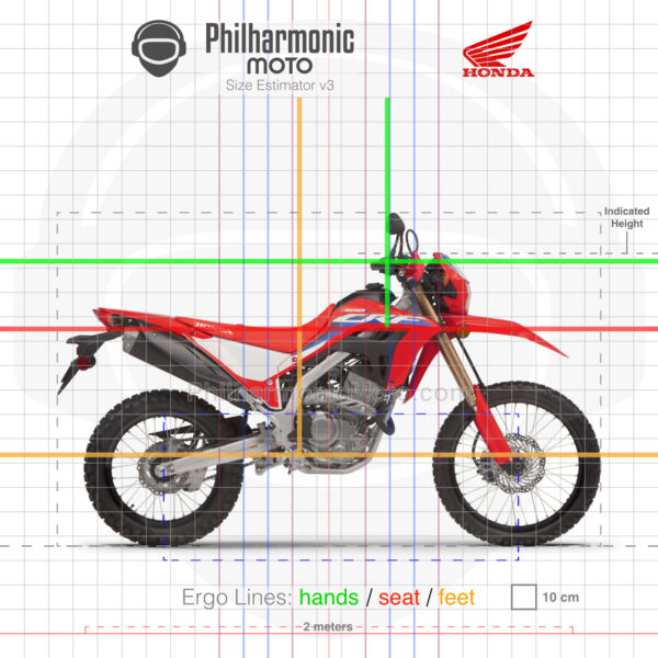 Honda CRF300L 2023 Extreme Red