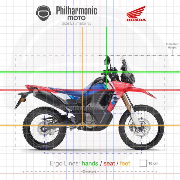 Honda CRF300L Rally 2025 Extreme Red