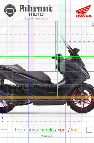 Honda Forza 125 2024 Special Edition Matt Cynos Grey Metallic with new red wheels