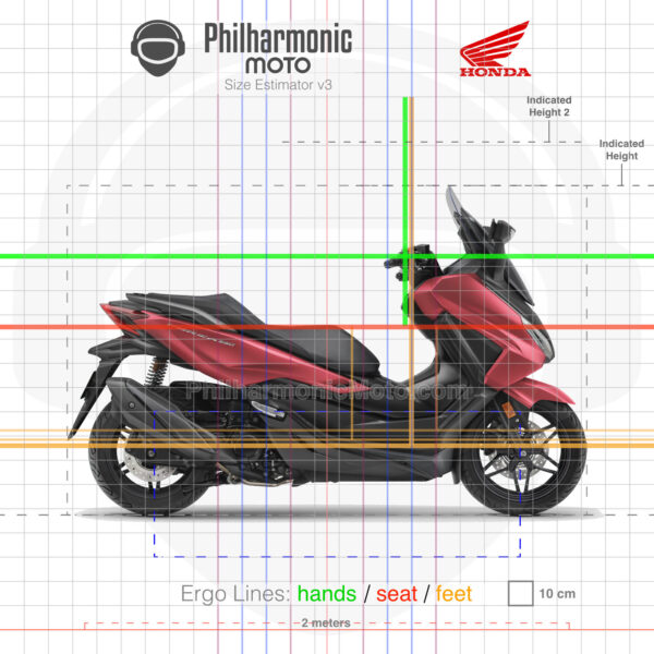 Honda Forza 350 2025 Carnelian Red Metallic