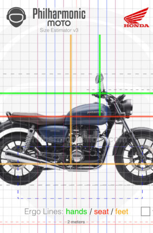 Honda GB350 2023 Matte Jeans Blue Metallic