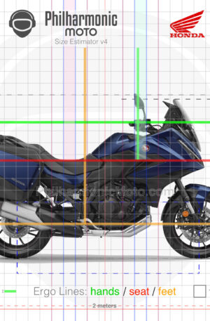 Honda NT1100 2025 Pearl Hawkseye Blue