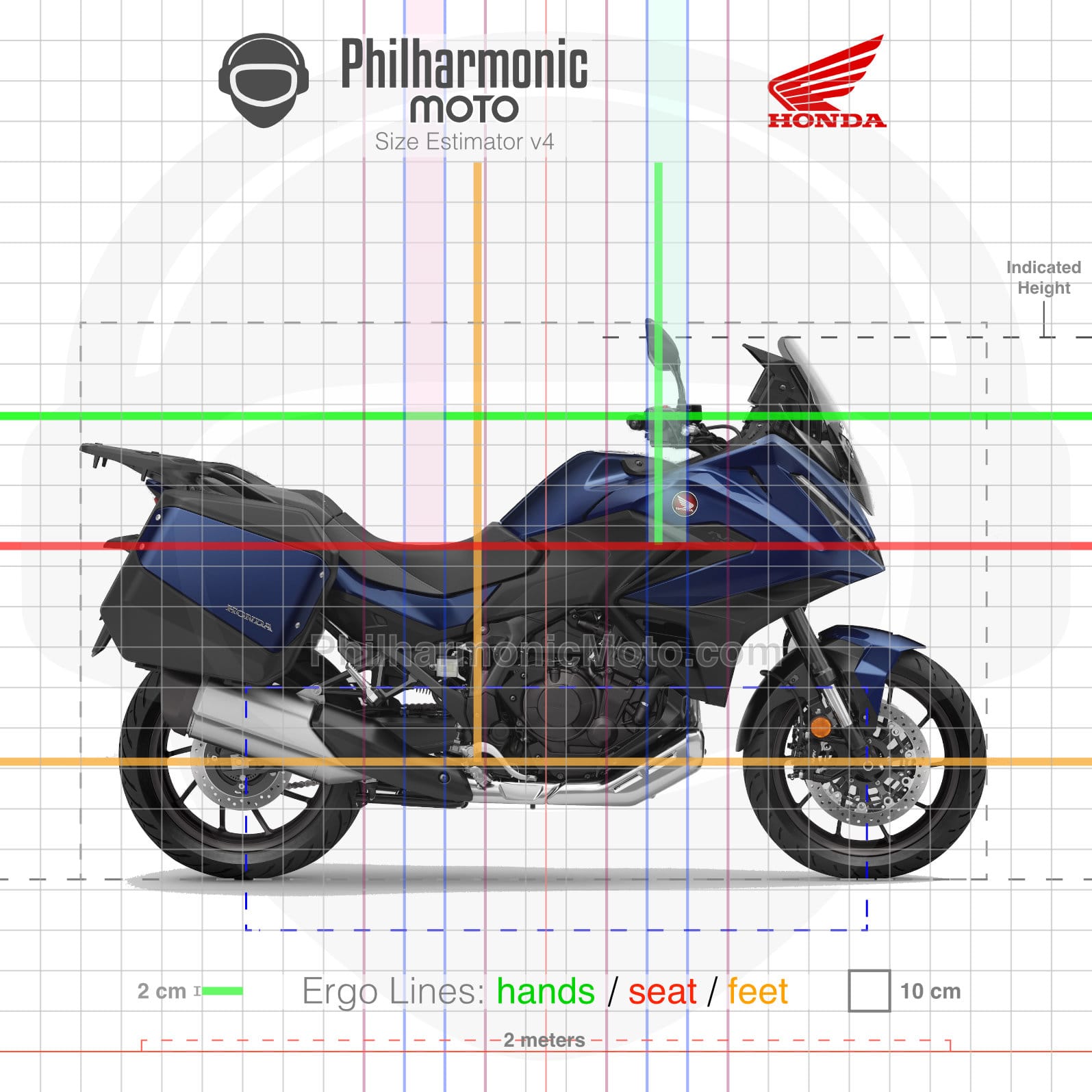 Honda NT1100 2025 Pearl Hawkseye Blue