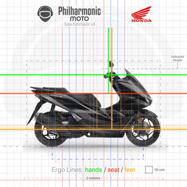 Honda PCX125 2025 Mat Galaxy Black Metallic