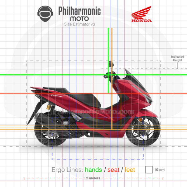 Honda PCX125 DX 2025 unlisted red