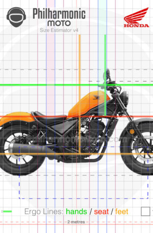 Honda Rebel 300 CMX300 2022 Pearl Blue
