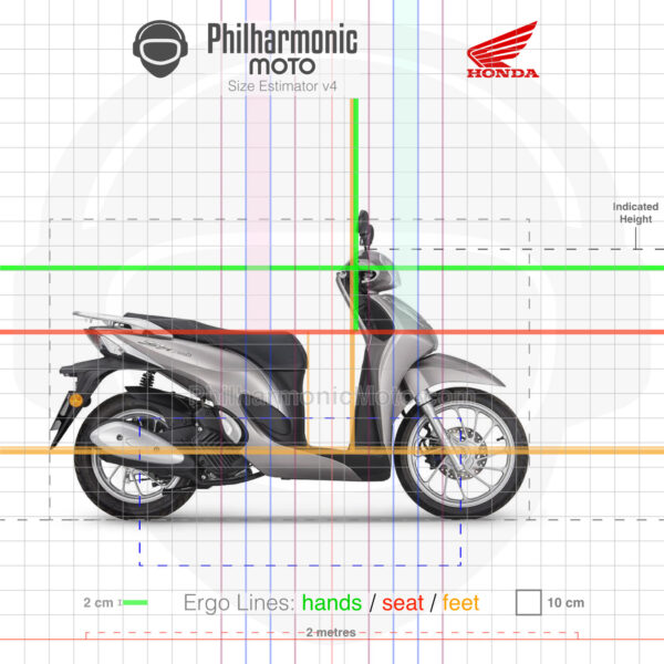Honda SH Mode 125 2024 Mat Techno Silver Metallic