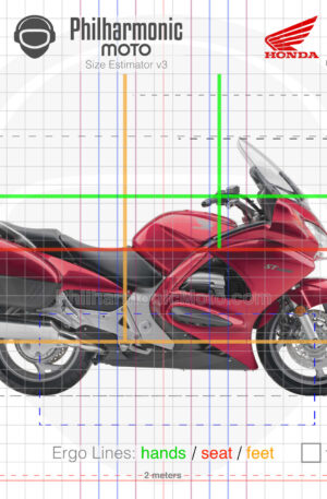Honda ST1300 Pan European 2009 Candy Glory Red
