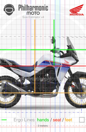 Honda XL750 Transalp 2023 Ross White Tricolour