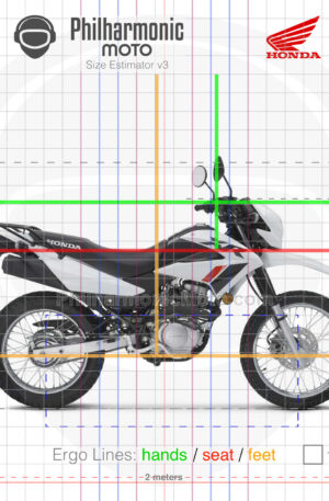 Honda XR150L 2023 white