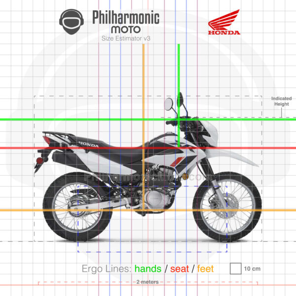 Honda XR150L 2023 white