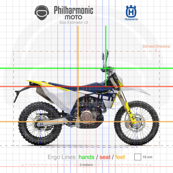 Husqvarna 701 Enduro 2023 white and blue